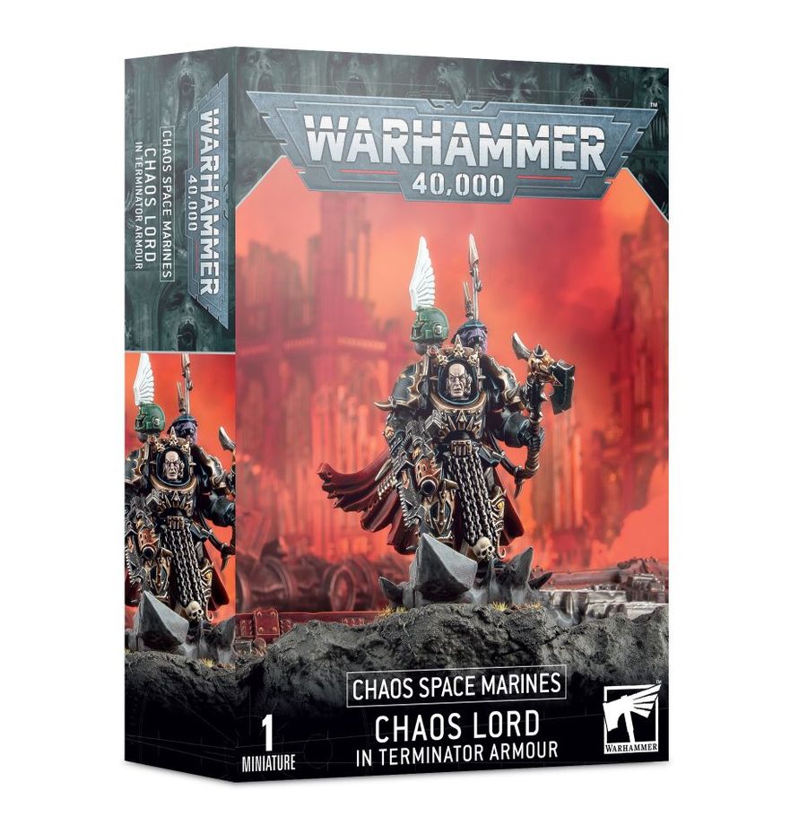 Chaos Space Marines Chaos Lord in Terminator Armour | Gopher Games
