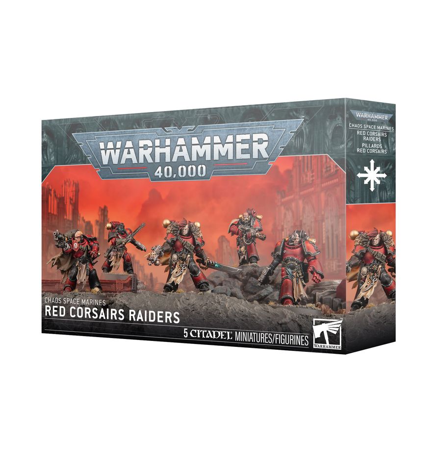 (Preorder 03/20) Chaos Space Marines: Red Corsairs Raiders | Gopher Games