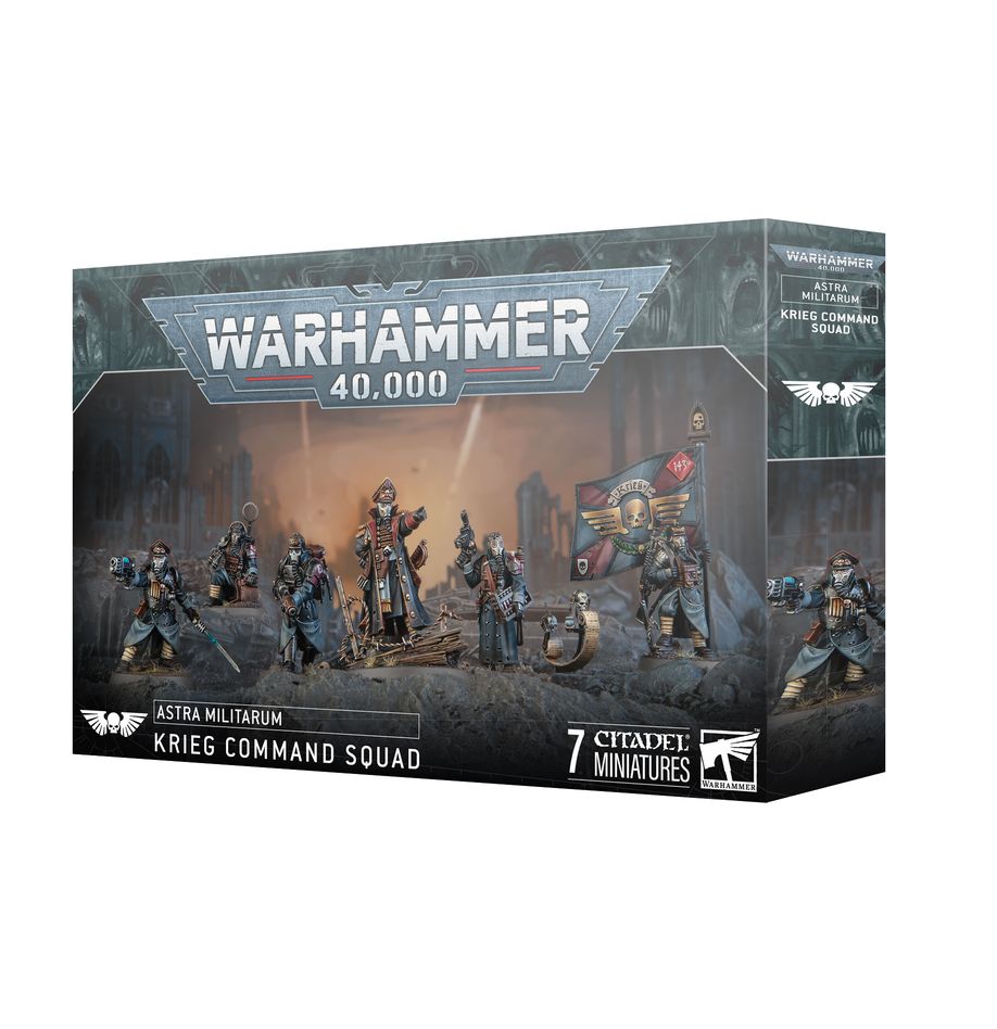 (preorder) ASTRA MILITARUM KRIEG COMMAND SQUAD | Gopher Games