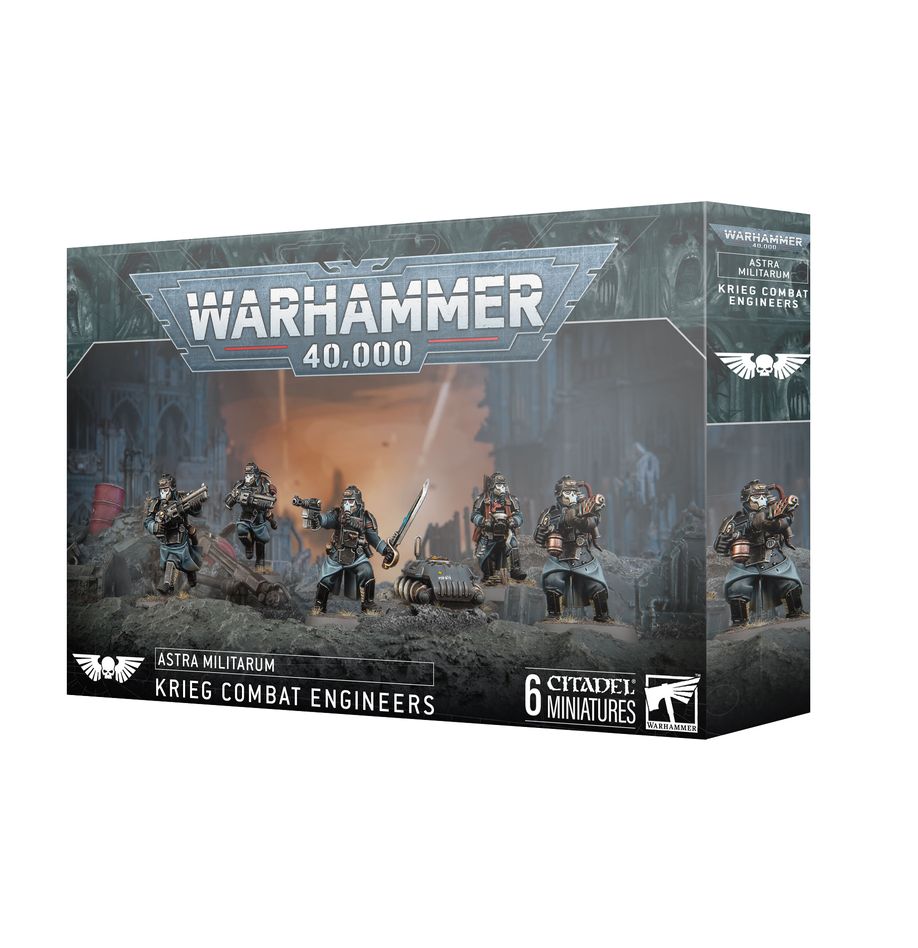 (preorder) ASTRA MILITARUM KRIEG COMBAT ENGINEERS | Gopher Games