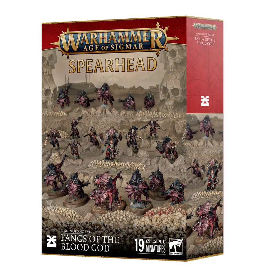 SPEARHEAD BLADES OF KHORNE FANGS OF THE BLOOD GOD | Gopher Games