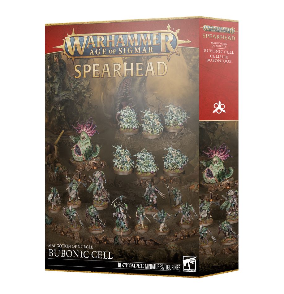 (Pre-Order 01/17/2026)SPEARHEAD: MAGGOTKIN/NURGLE:BUBONIC CELL | Gopher Games