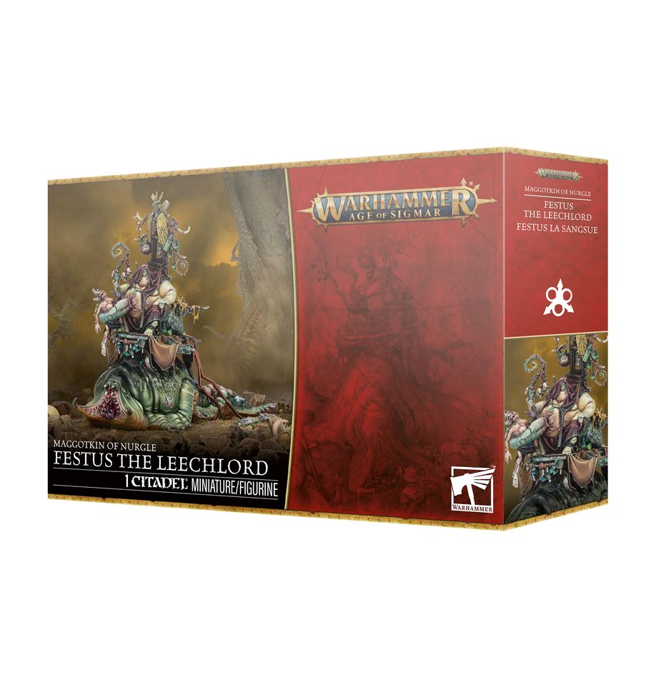 (Pre-Order 01/17/2026)MAGGOTKIN OF NURGLE:FESTUS THE LEECHLORD | Gopher Games