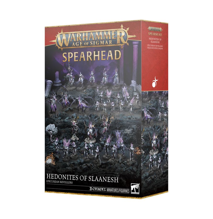 (Preoreder 07/04) Spearhead: Hedonites of Slaanesh – Epicurean Revellers | Gopher Games