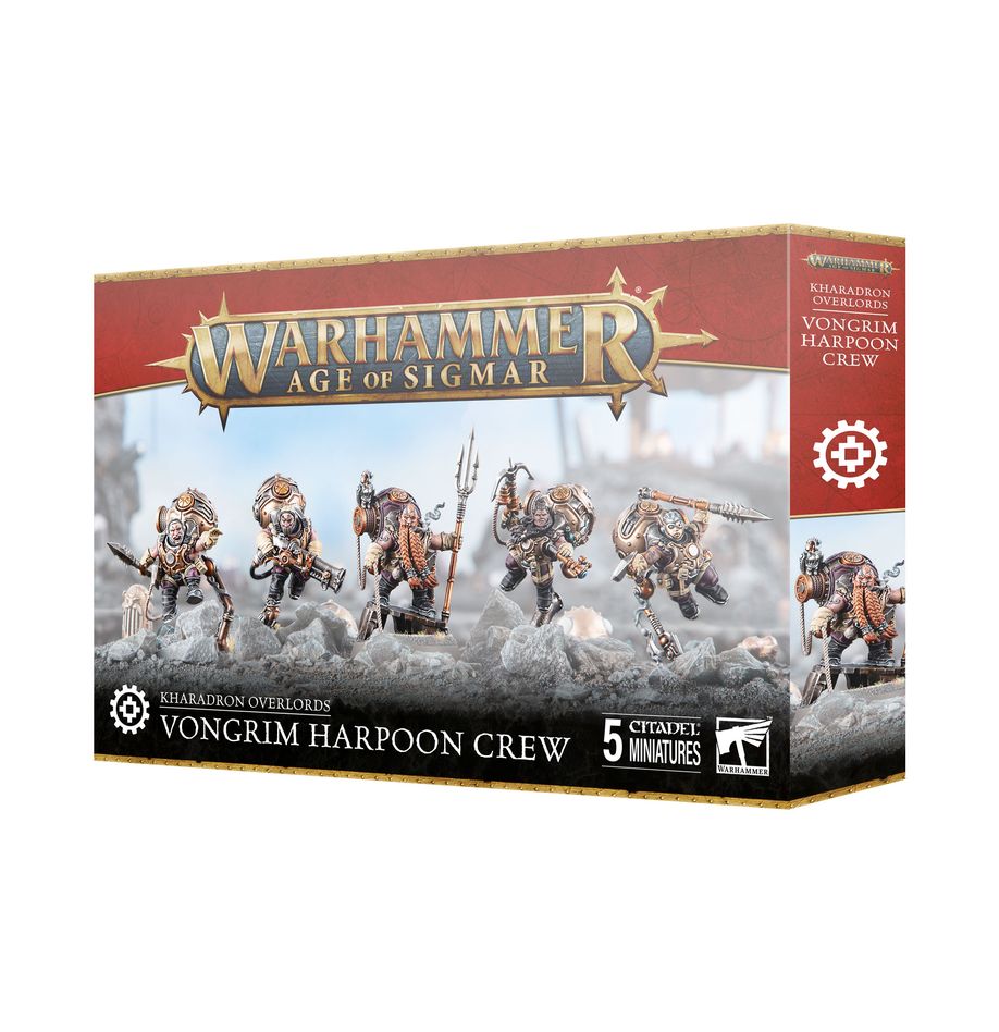 KHARADRONS OVERLORDS VONGRIM HARPOON CREW | Gopher Games