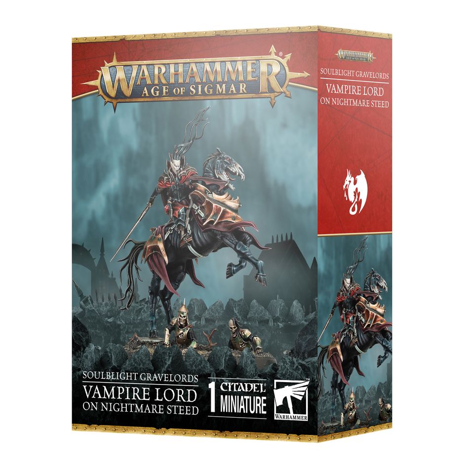 (preorder release date of May 24th) SOULBLIGH GRAVELORDS VAMPIRE LORD ON NIGHTMARE STEED | Gopher Games