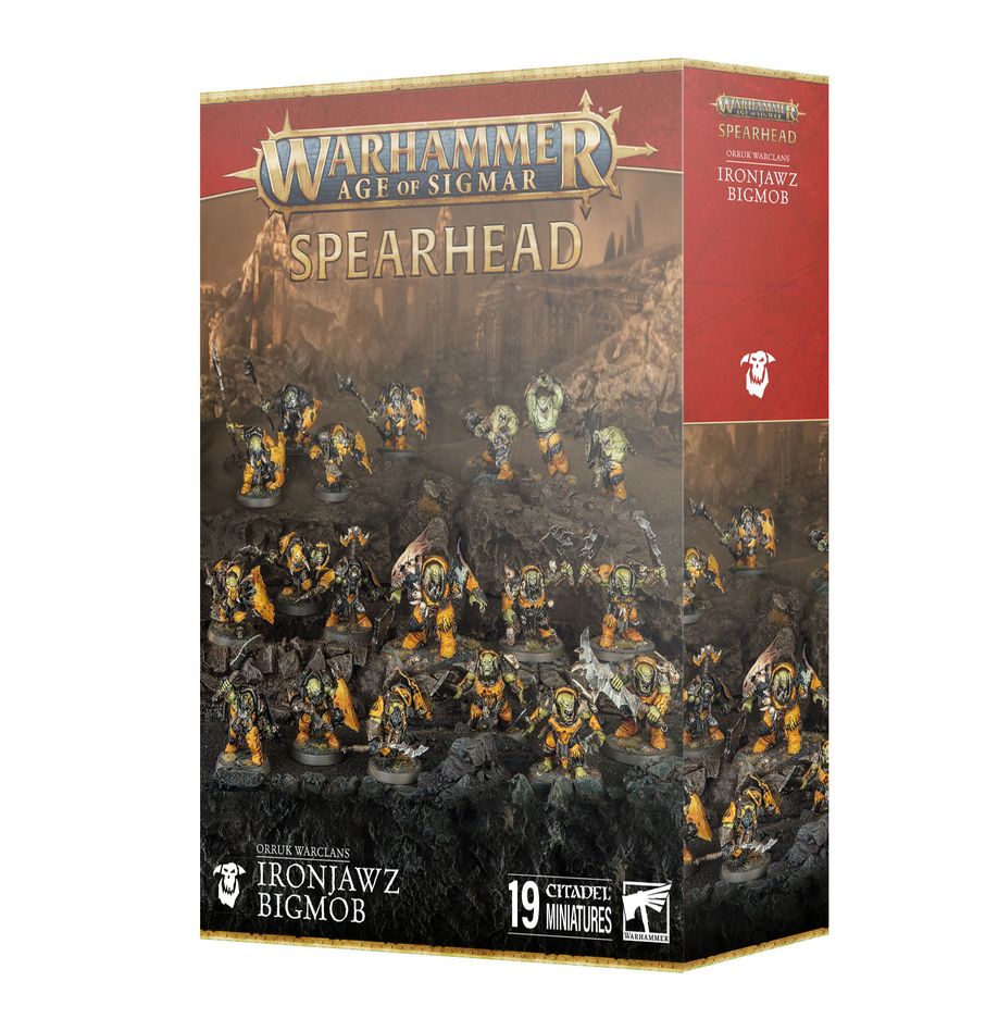 (preorder) SPEARHEAD ORRUK WARCLANS IRONJAWZ BIGMOB | Gopher Games