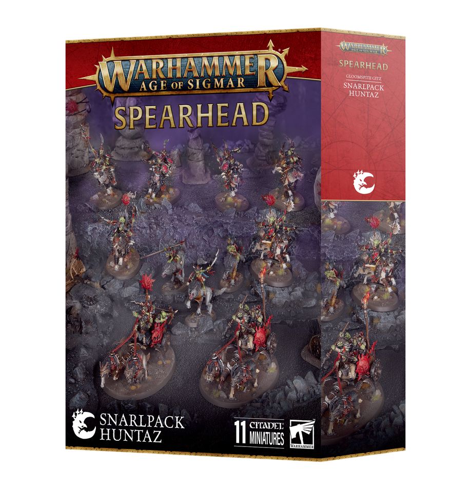 (Preorder 9/27) Spearhead: Gloomspite Gitz – Snarlpack Huntaz | Gopher Games