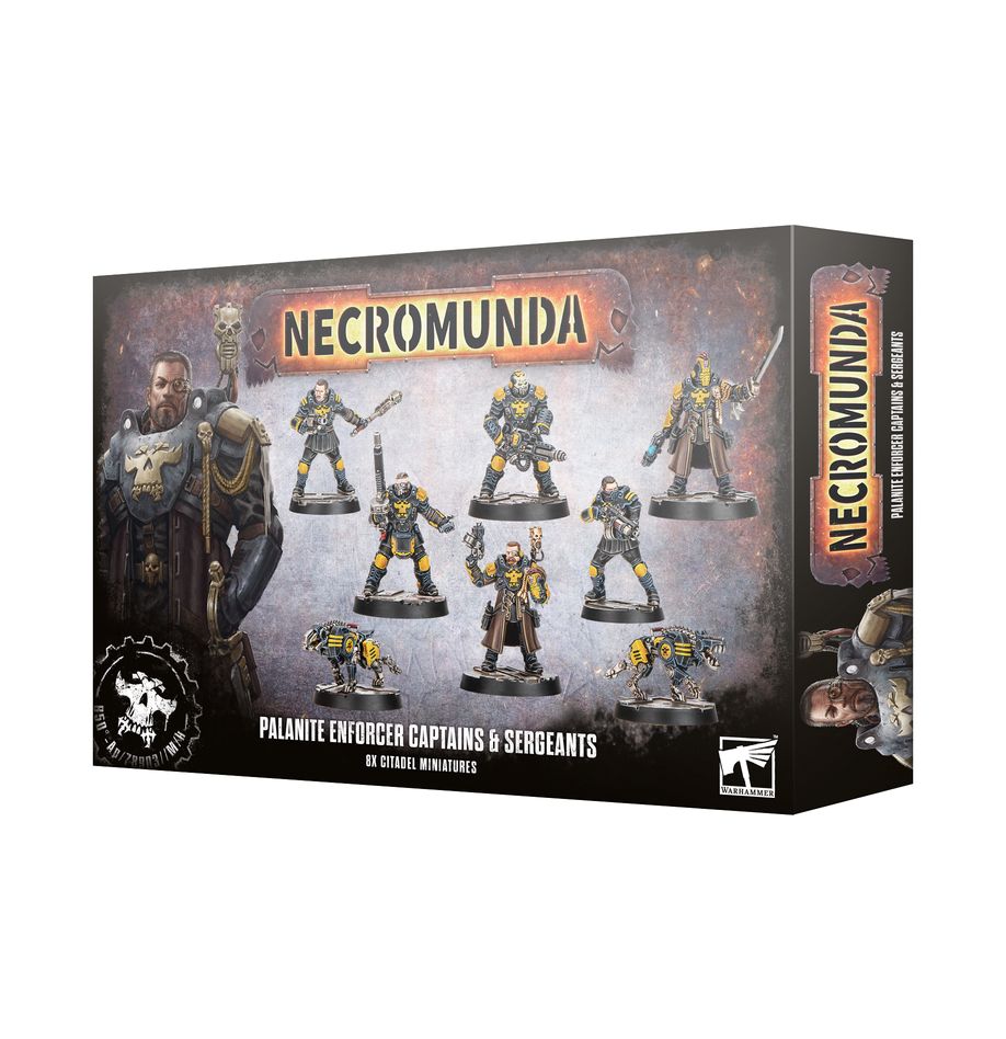 (Preorder 9/27) Necromunda: Palanite Enforcer Captains & Sergeants | Gopher Games