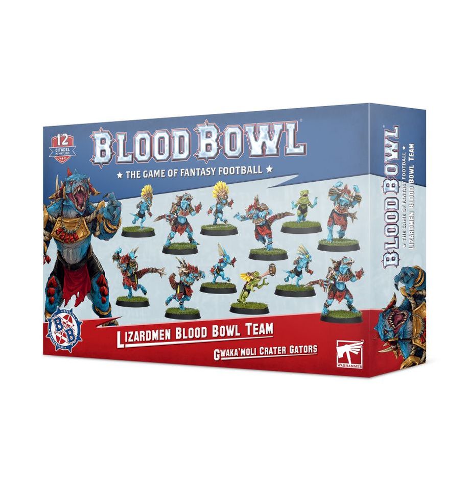 Lizardmen Blood Bowl Team – Gwaka'moli Crater Gators | Gopher Games