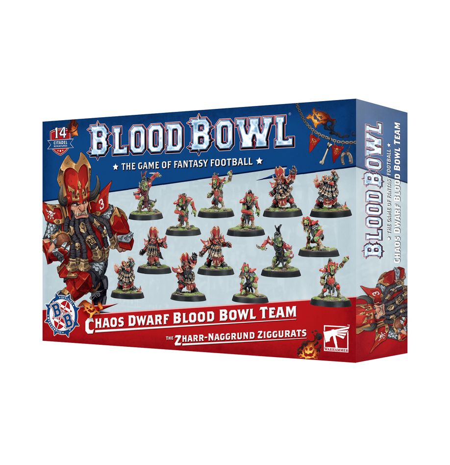 Chaos Dwarf Blood Bowl Team: The Zharr-Naggrund Ziggurats | Gopher Games