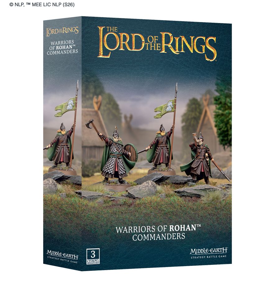 (Preorder 07/18) Middle Earth Strategy Battle Game: Warriors of Rohan™ Commanders | Gopher Games