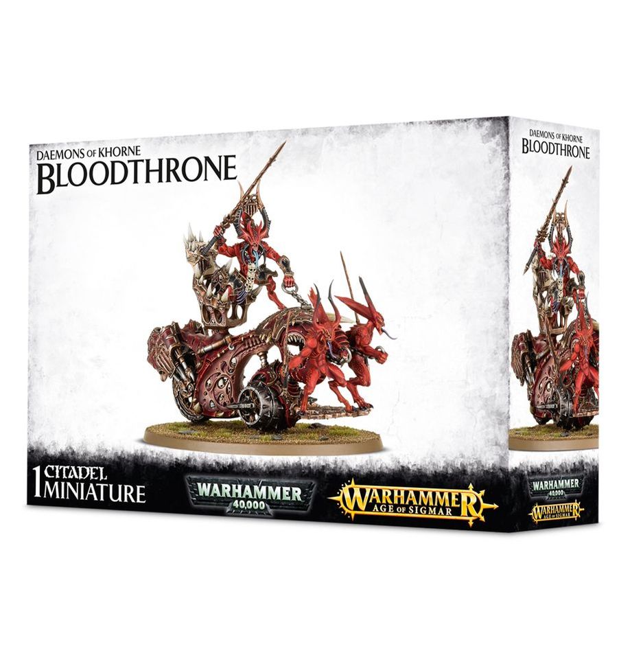 BLADES OF KHORNE BLOODTHRONE (RENDMASTER, HERALD OF KHORNE ON BLOOD THRONE) | Gopher Games