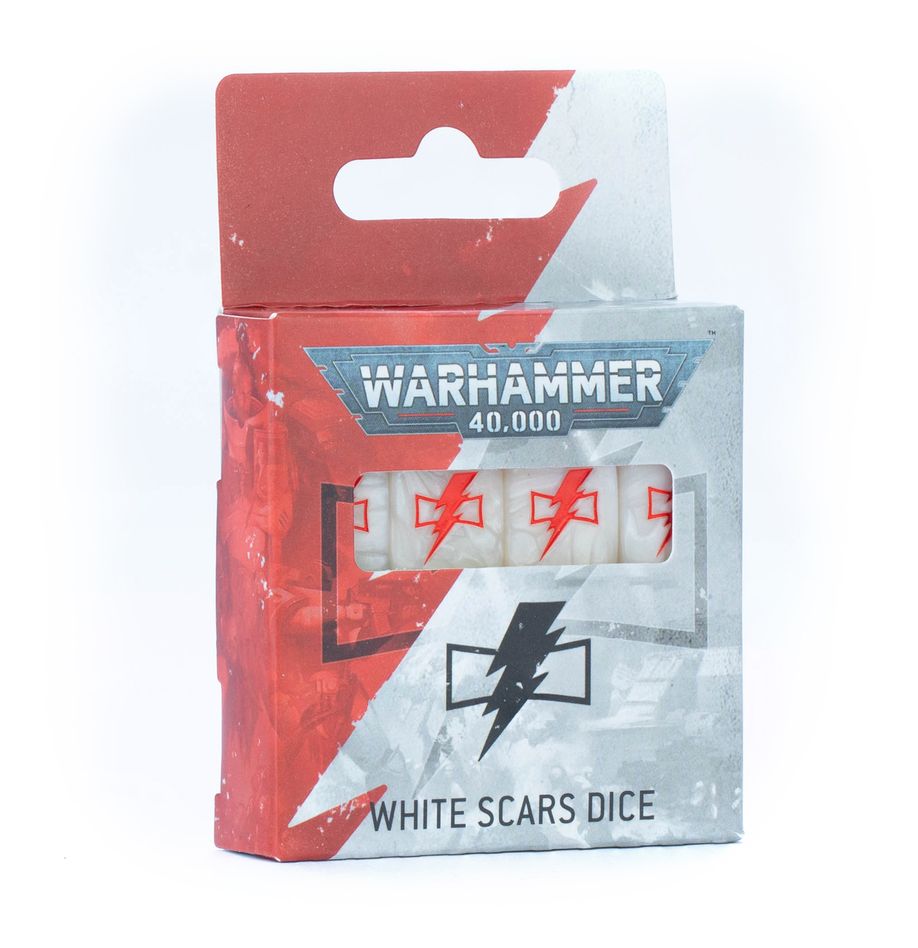 (Preorder 10/25) WARHAMMER 40K: WHITE SCARS DICE | Gopher Games