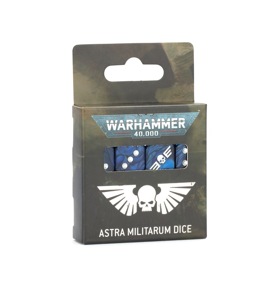 WARHAMMER 40000: ASTRA MILITARUM DICE | Gopher Games