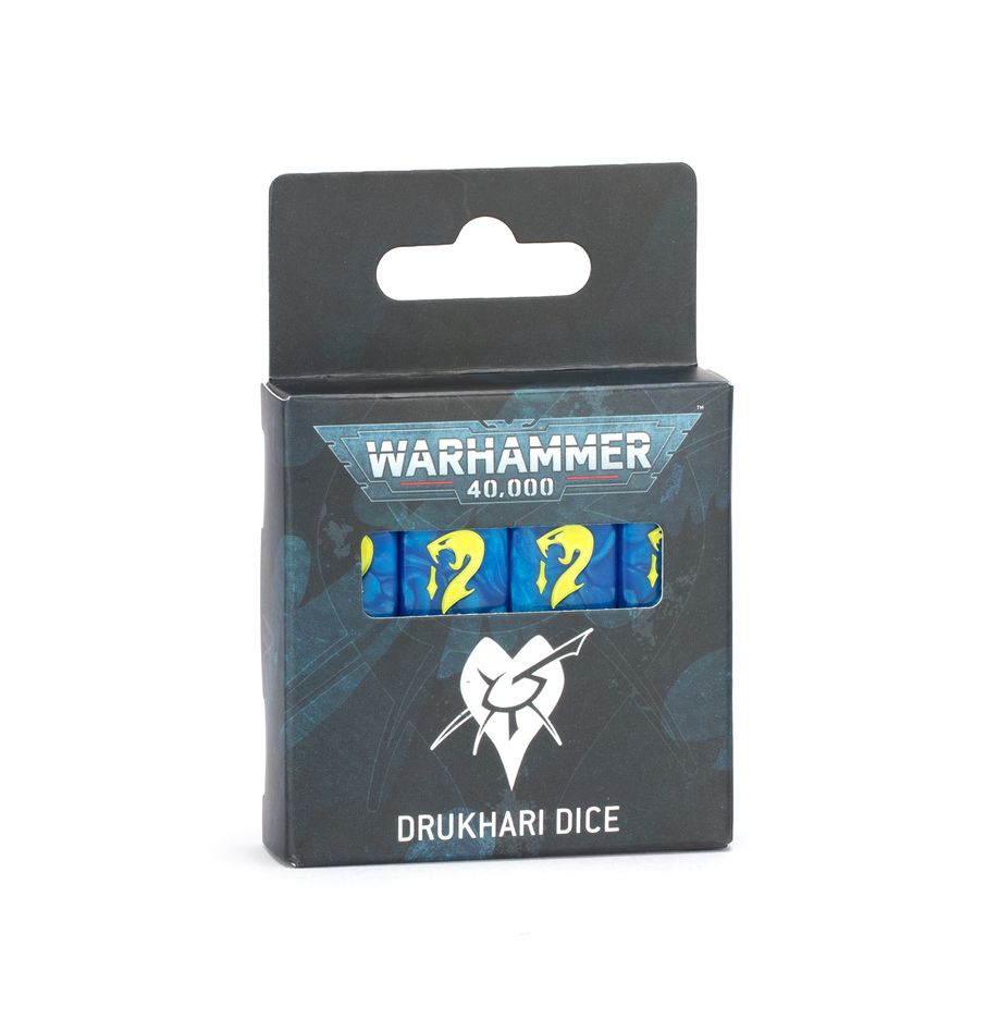 (Preorder 10/11) WARHAMMER 40K: DRUKHARI DICE | Gopher Games