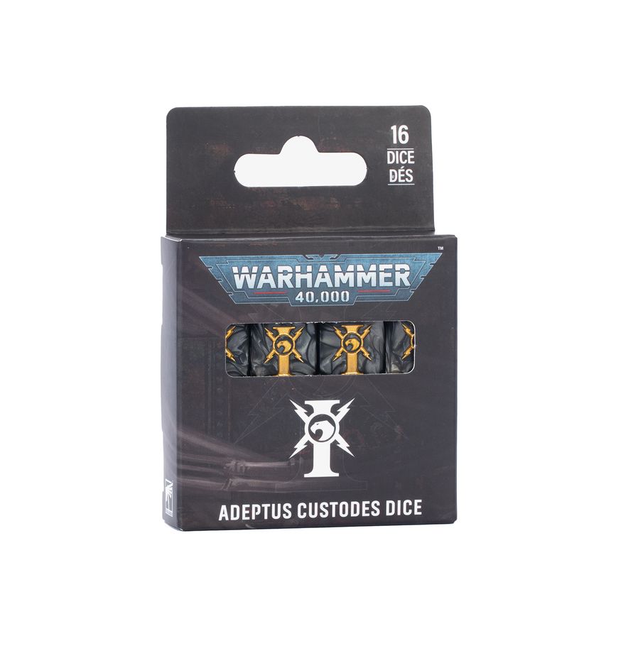 (Preorder 10/17) Adeptus Custodes Dice | Gopher Games
