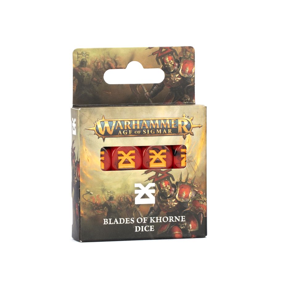 AGE OF SIGMAR BLADES OF KHORNE DICE | Gopher Games