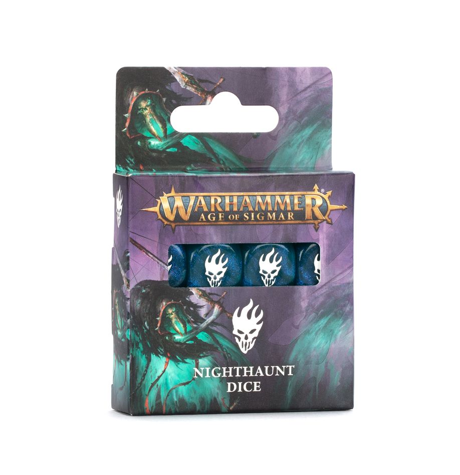 (preorder releases August 30th) AGE OF SIGMAR NIGHTHAUNT DICE | Gopher Games