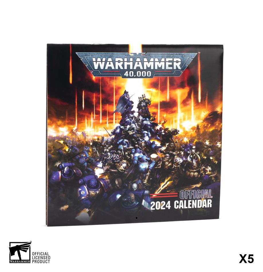 Warhammer 40,000 Offical 2024 Calender | Gopher Games