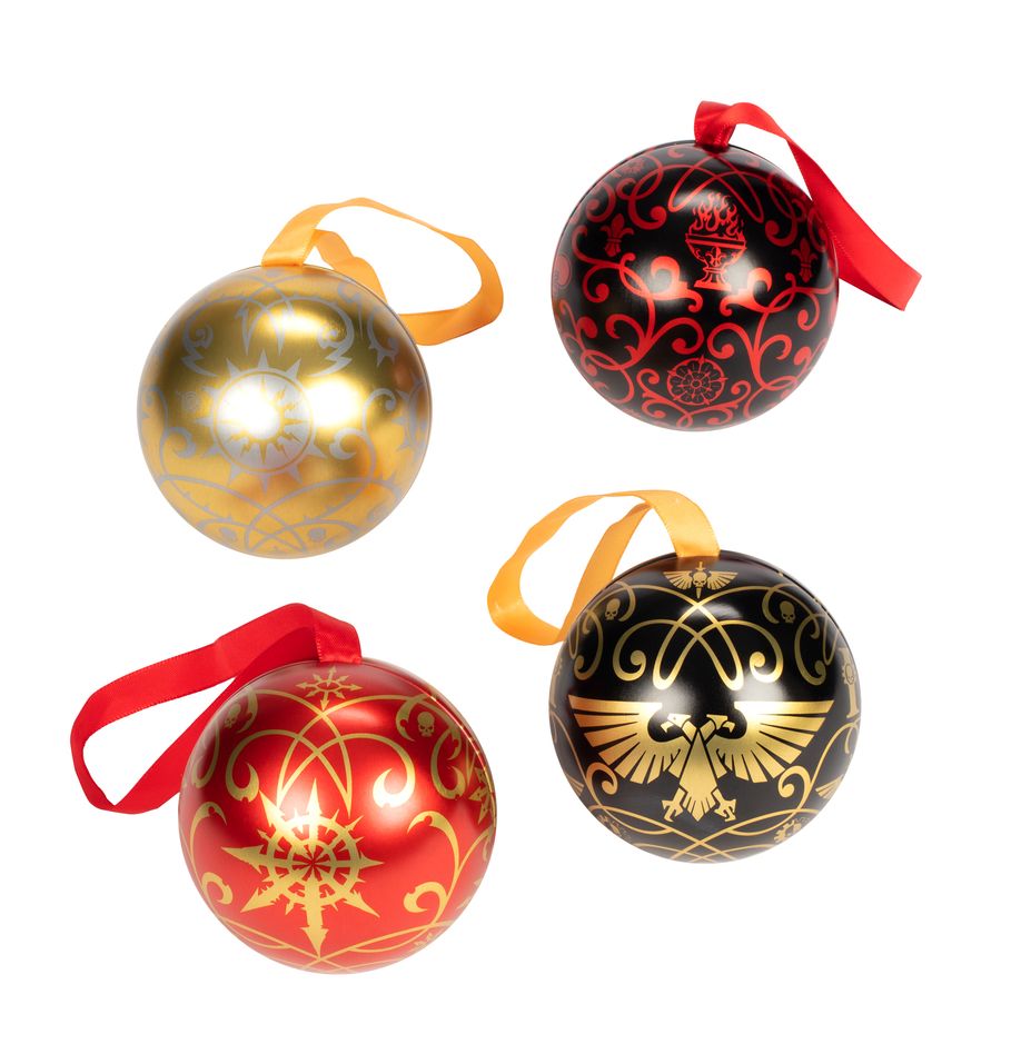 Warhammer 40K Christmas Decorations 4 pack | Gopher Games