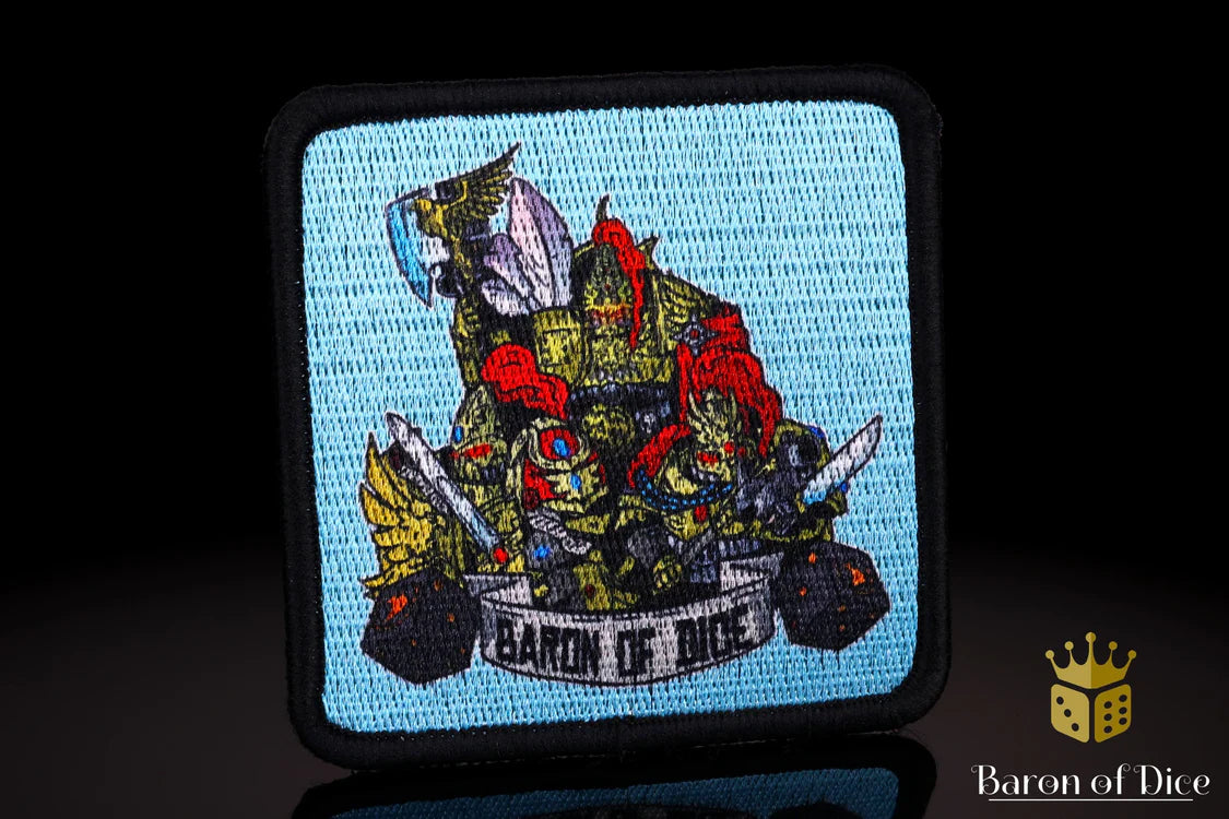 Golden Warriors | Baron's Bag Compatible | Velcro Patches | Gopher Games