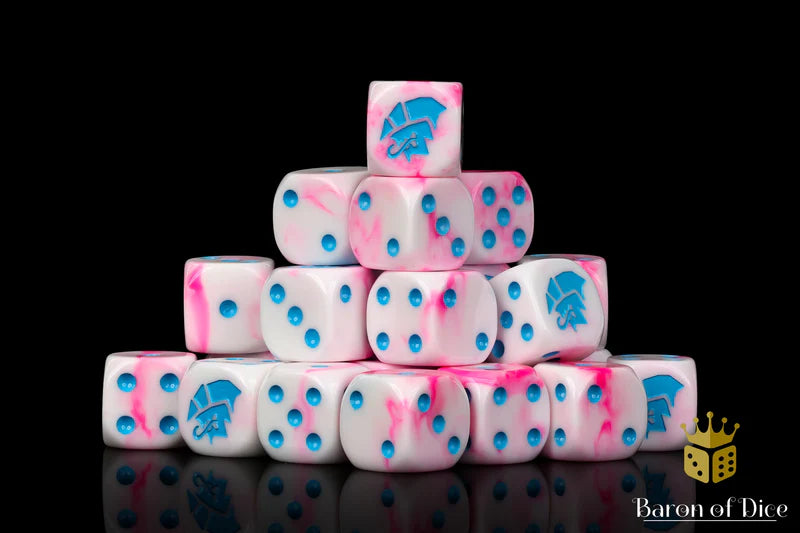 Alien Dice - Pink Ravagers (Rounded Corners) | Gopher Games