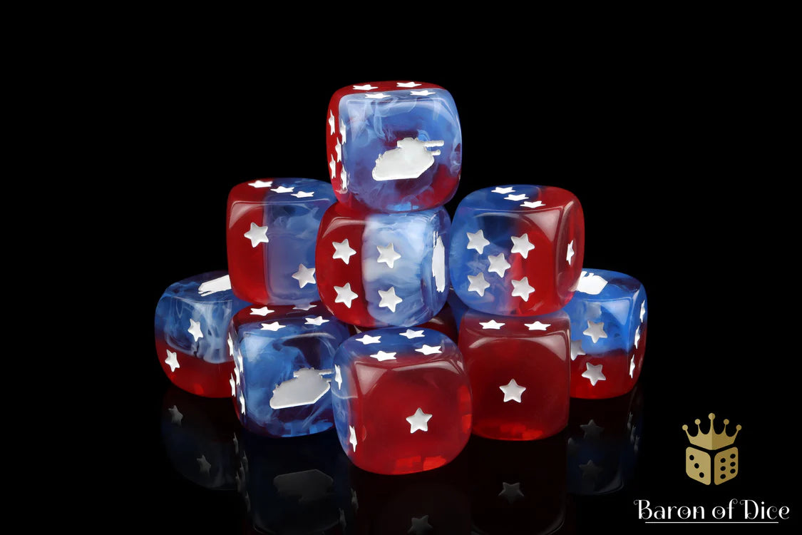 Battle Tank Dice ( 25, Square Corner ) | Gopher Games