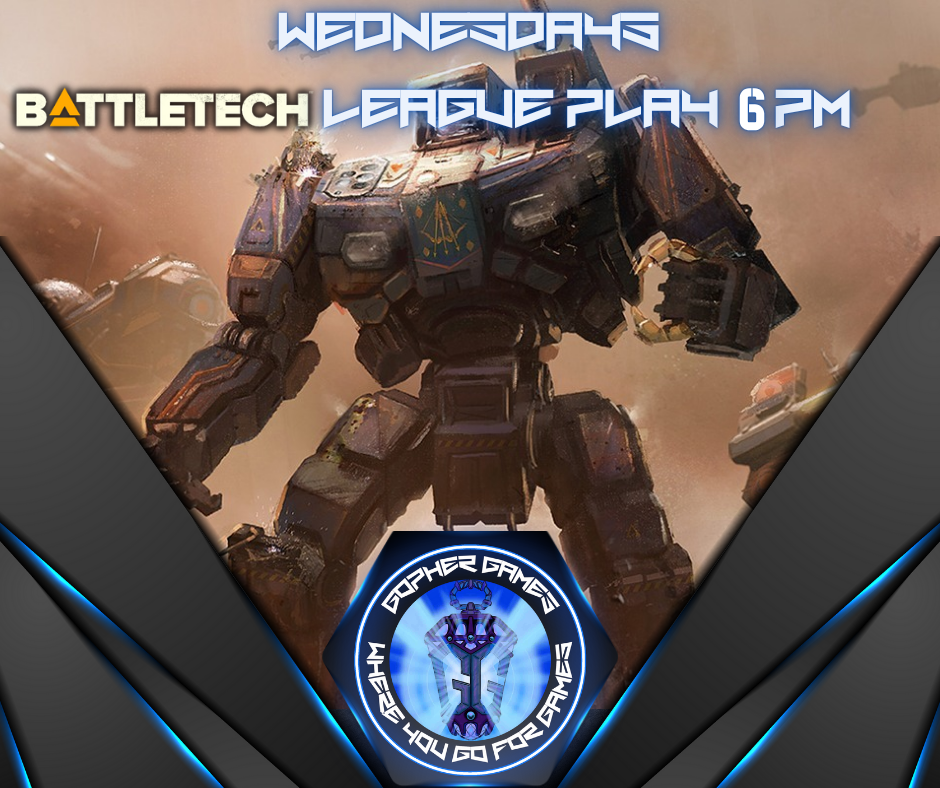 Gopher BattleTech League Ticket | Gopher Games