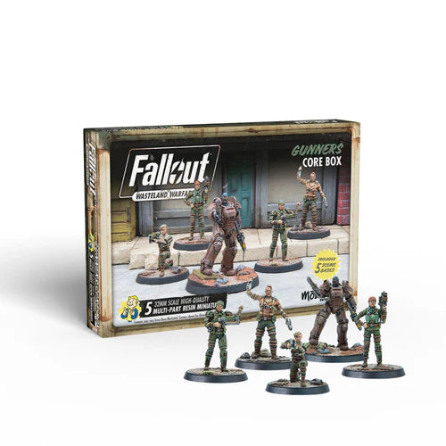 Fallout: Wasteland Warfare - Gunners: Core Box | Gopher Games