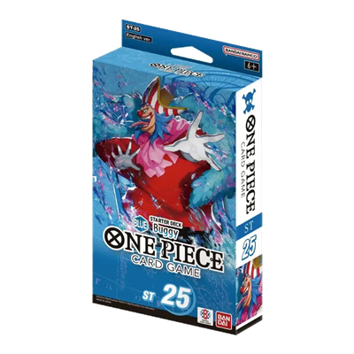 ONE PIECE TCG: BLUE Buggy STARTER DECKS DISPLAY (ST-25) – Gopher Games