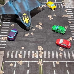 3x3 'Intersection' F.A.T. Mat Battle Gaming Mat | Gopher Games