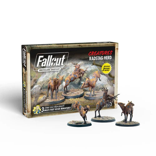 Fallout: Wasteland Warfare - Creatures: Radstag Herd | Gopher Games