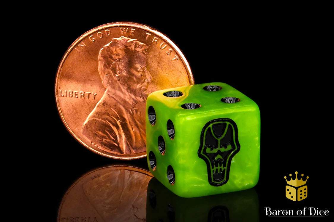 Day of the Dead Dice - Skull (12mm) | Gopher Games