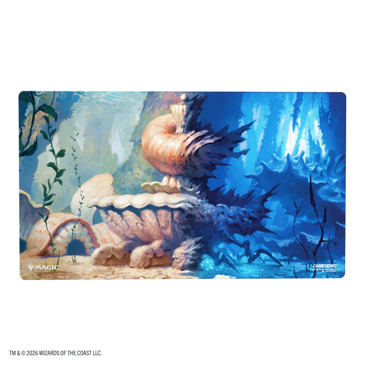 Magic: The Gathering | Lorwyn Eclipsed Shiny Playmat - Hallowed Fountain | Gopher Games