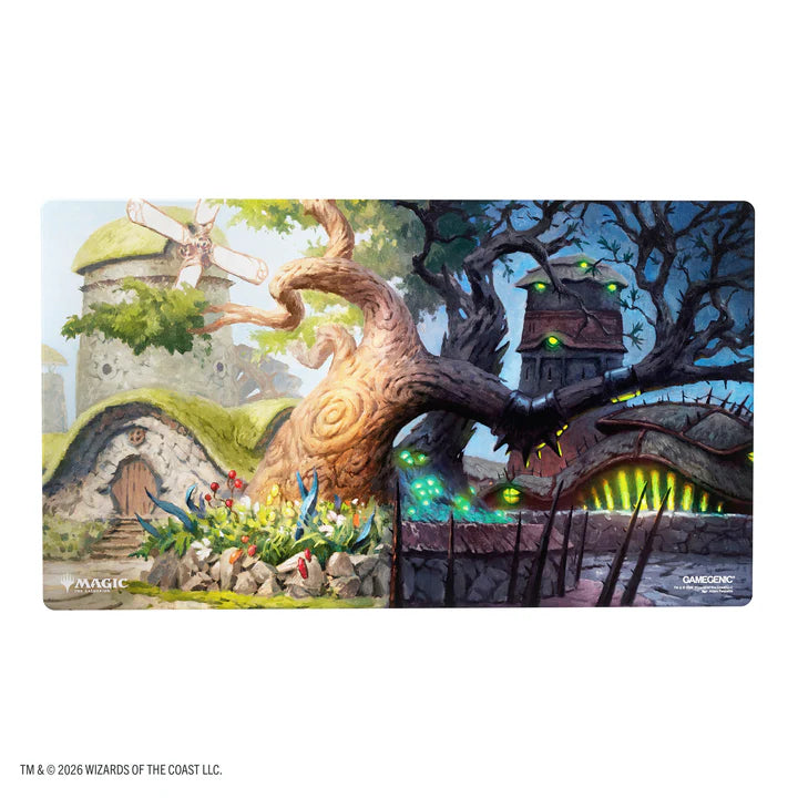 Magic: The Gathering | Lorwyn Eclipsed Shiny Playmat - Temple Garden | Gopher Games