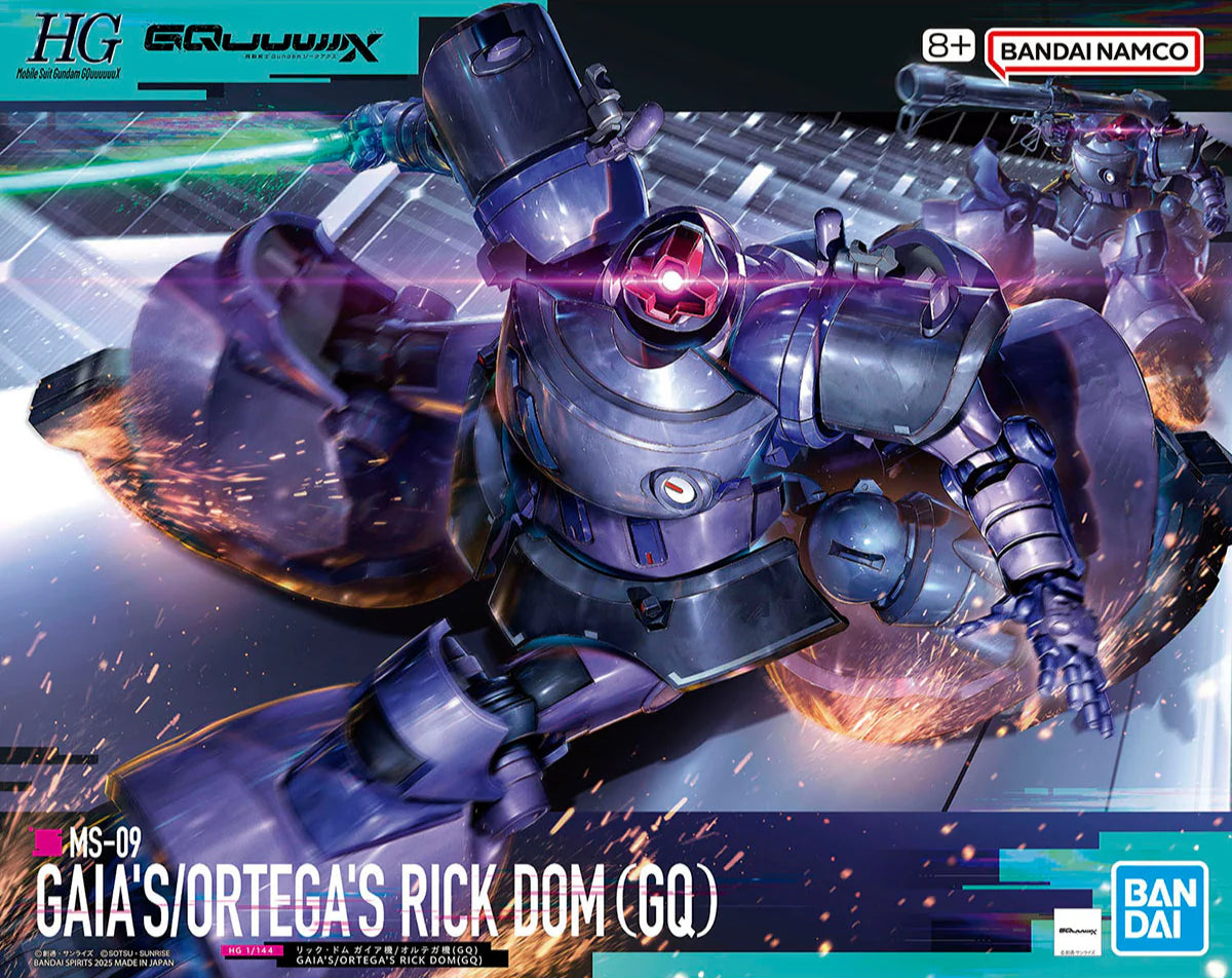 HG GQuuuuuuX Series - #9MS09 Gaia's/Ortega's Rick Dom (GQ) Mobile Suit Gundam | Gopher Games