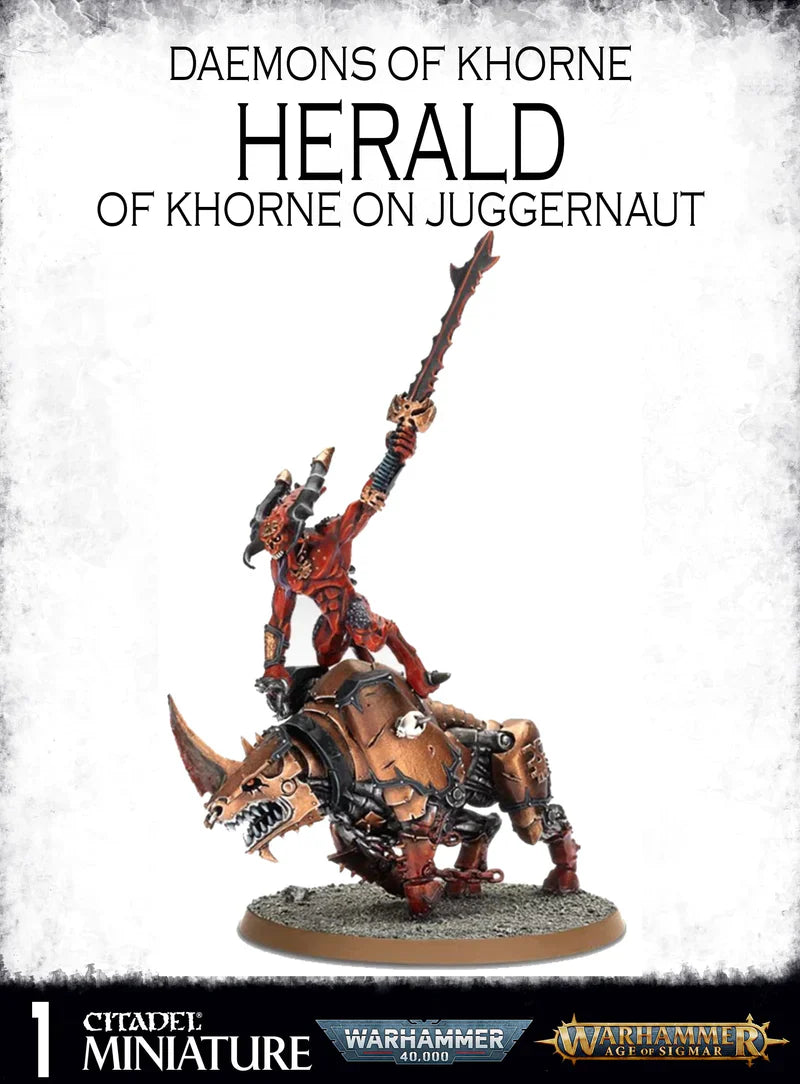 Herald of Khorne on Juggernaut | Gopher Games