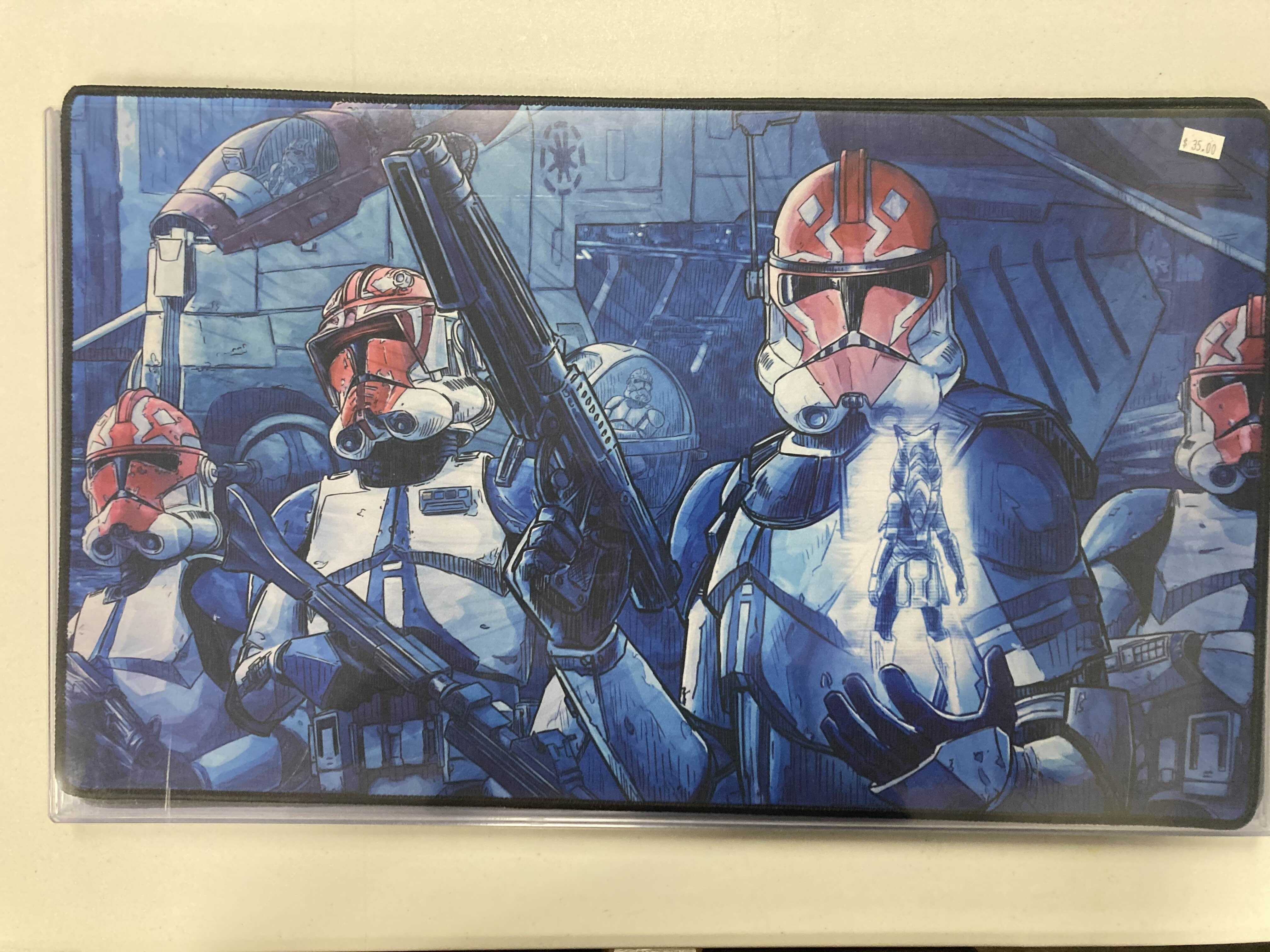 Artist Playmats: Troopers (Brian Woodside) | Gopher Games