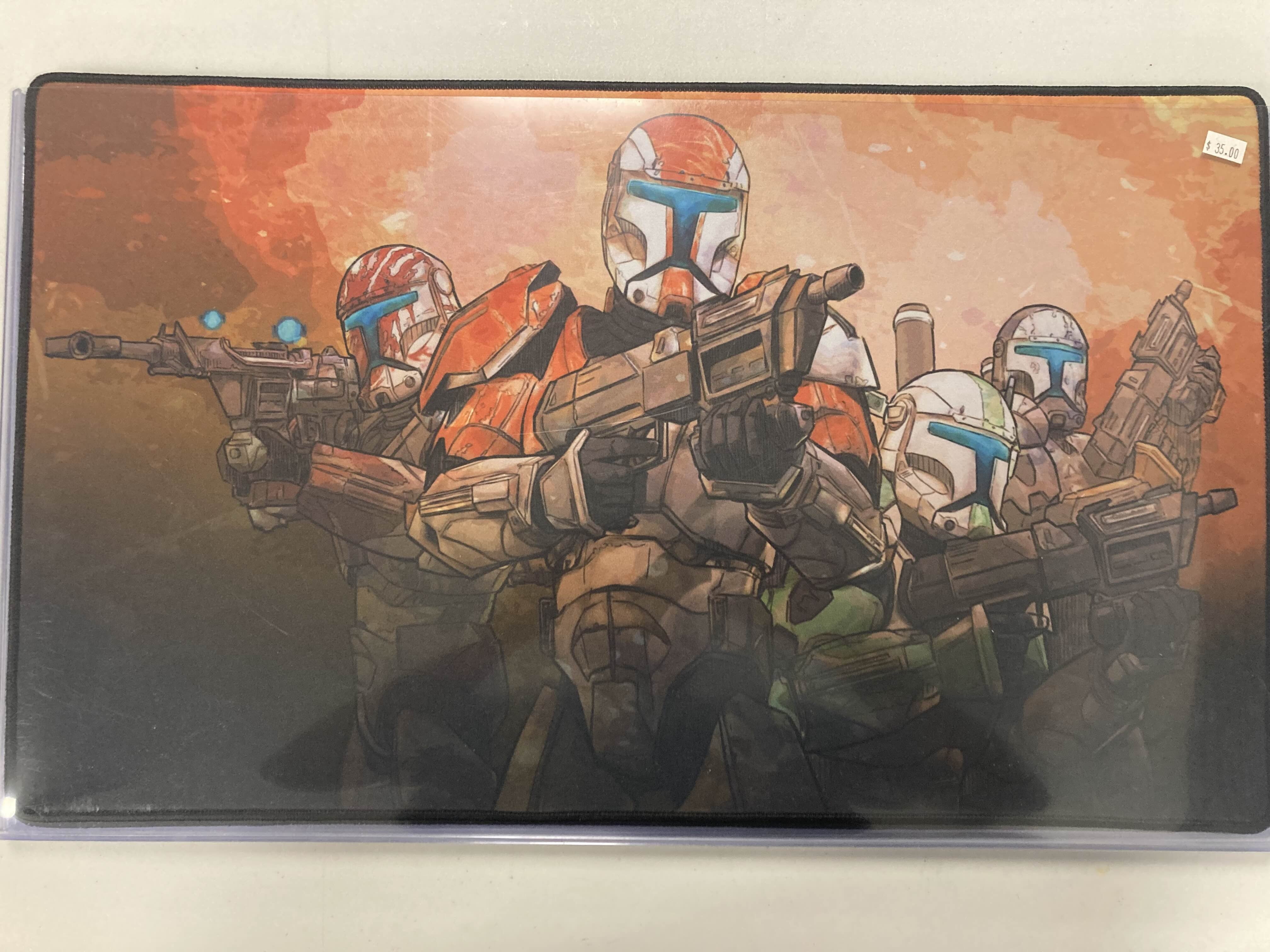 Artist Playmats: Republic Commandos (Brian Woodside) | Gopher Games