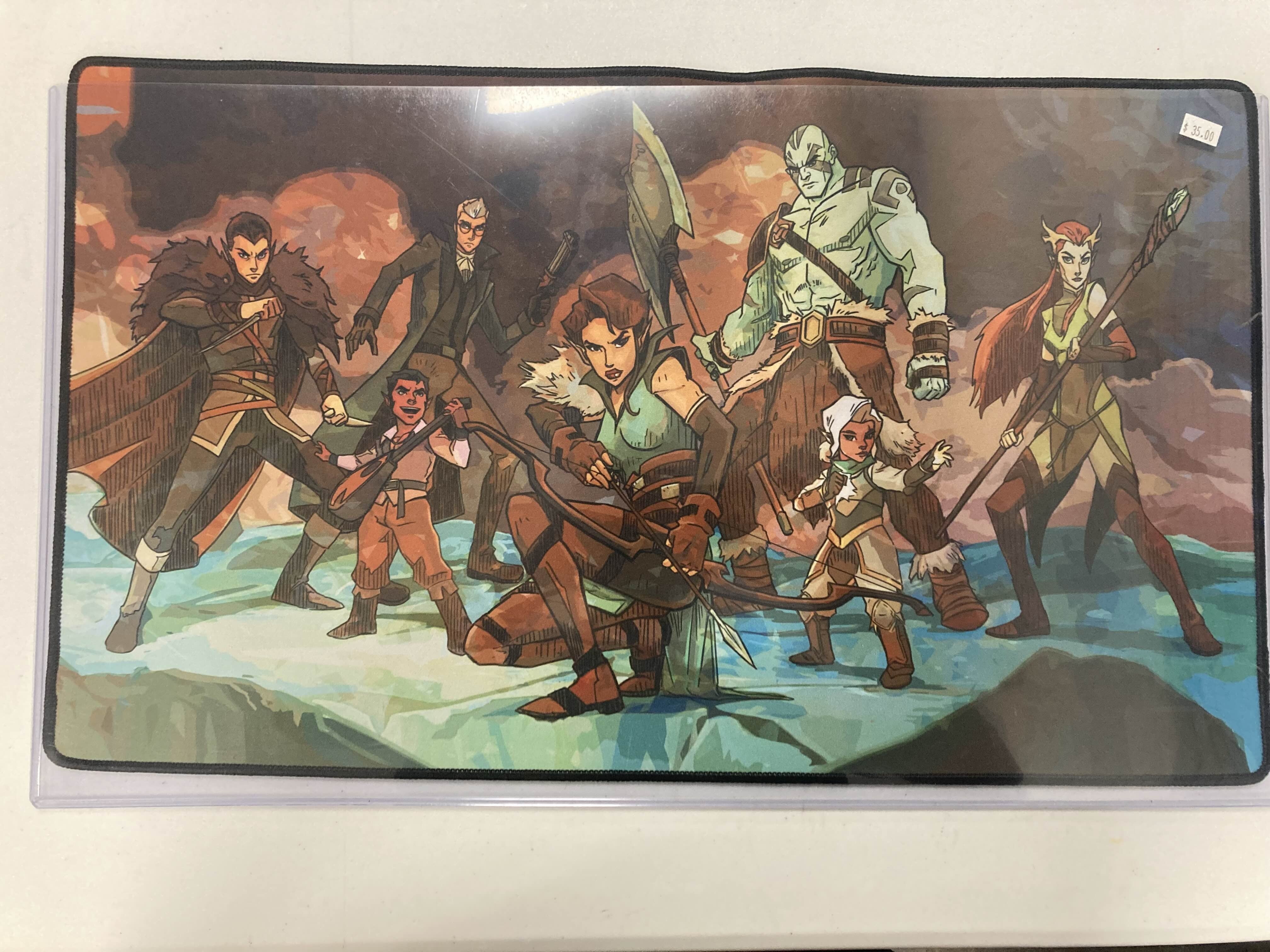 Artist Playmats: Vox Machina Party (Brian Woodside) | Gopher Games