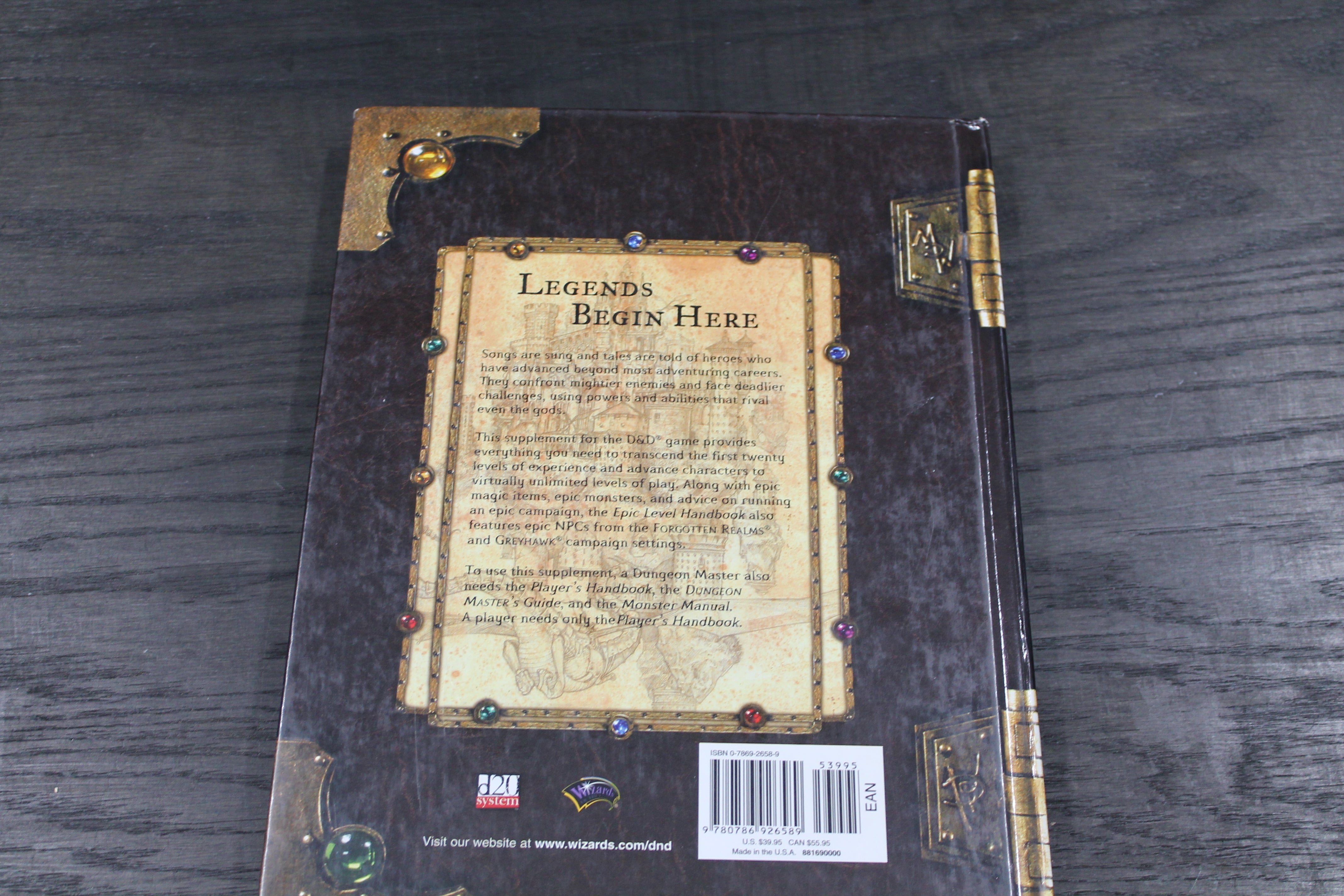 Dungeons and Dragons 3.5: Epic Level Handbook | Gopher Games