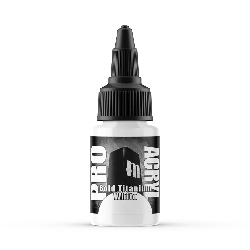 001 - Pro Acryl Bold Titanium White | Gopher Games