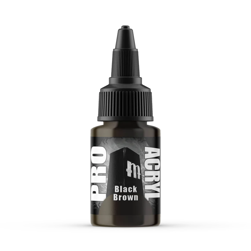 040 - Pro Acryl Black Brown | Gopher Games