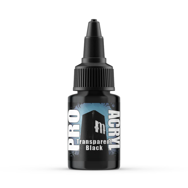 053 - Pro Acryl Transparent Black | Gopher Games