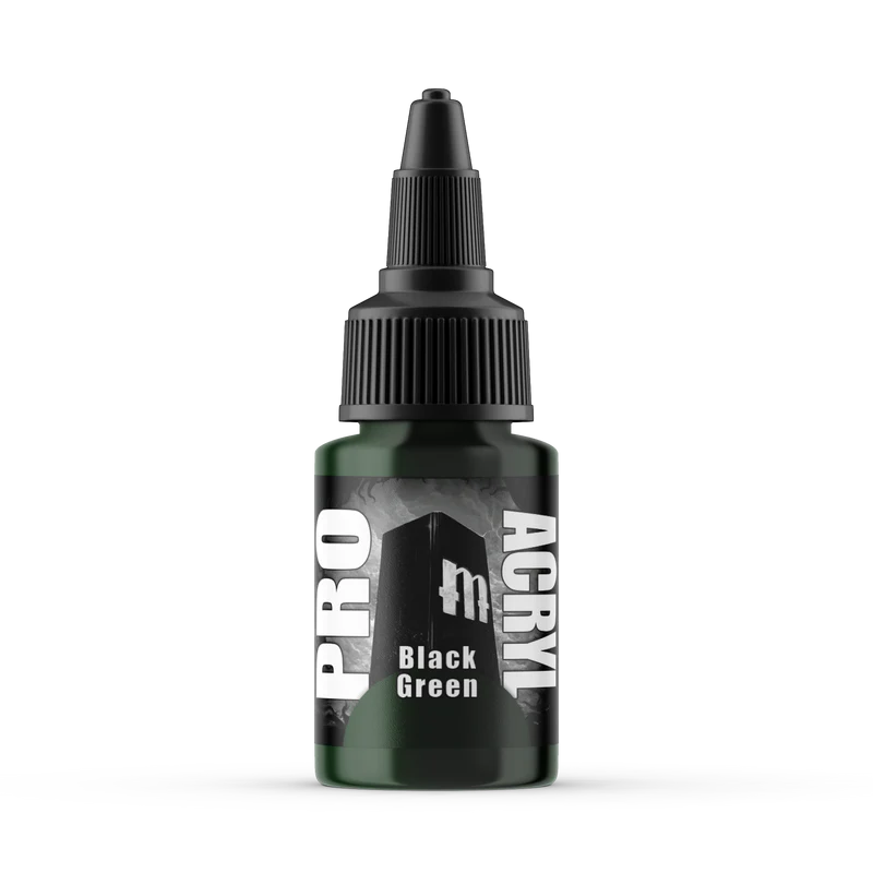 057 - Pro Acryl Black Green | Gopher Games