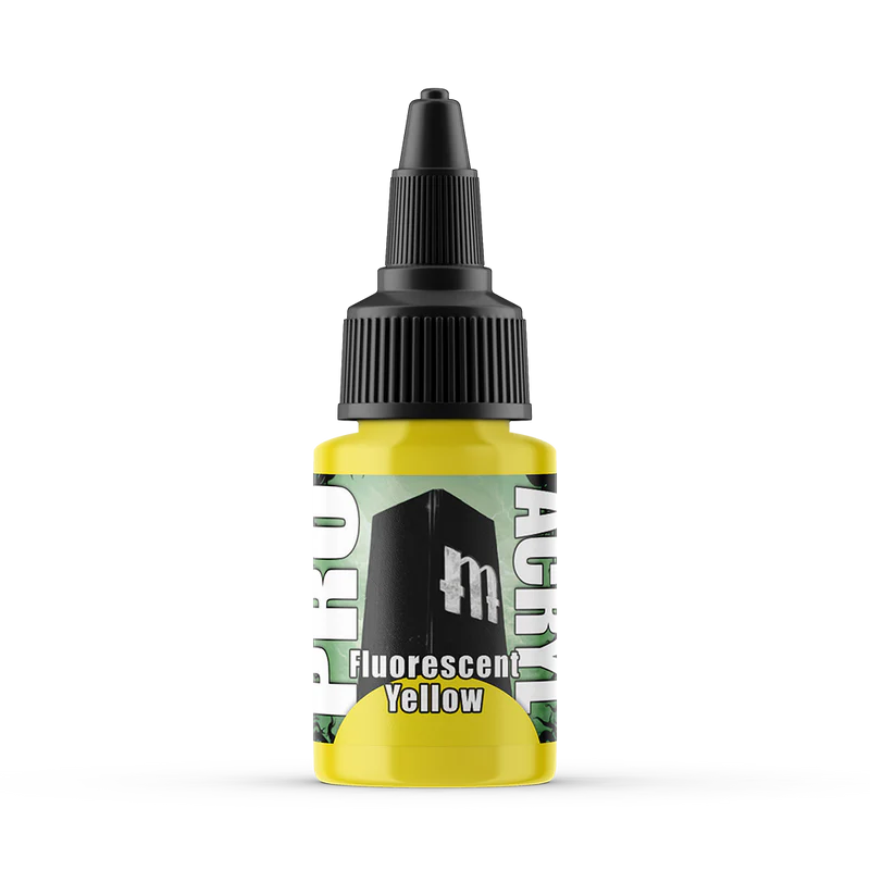 F03 - Pro Acryl Fluorescent Yellow | Gopher Games