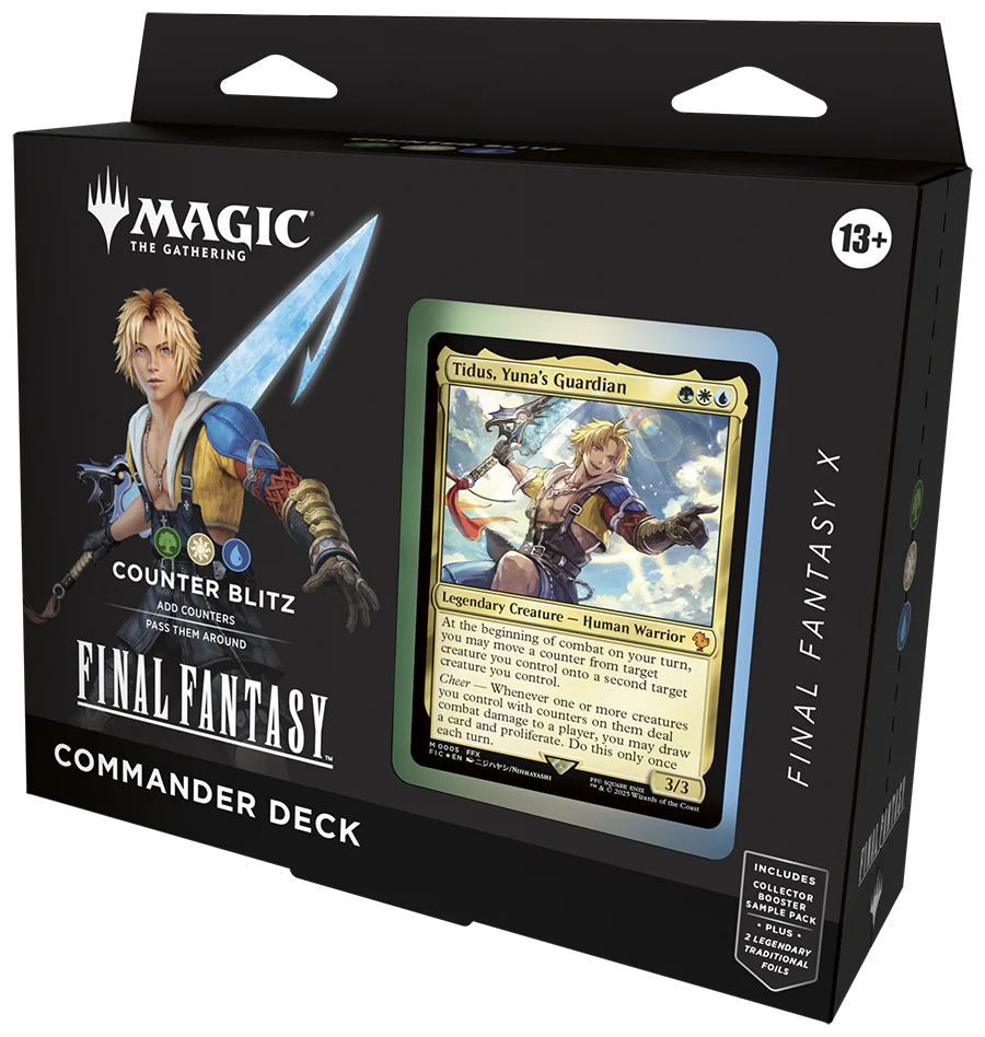 (preorder releases June 13th) MAGIC THE GATHERING: UNIVERSES BEYOND FINAL FANTASY COMMANDER DECKS | Gopher Games
