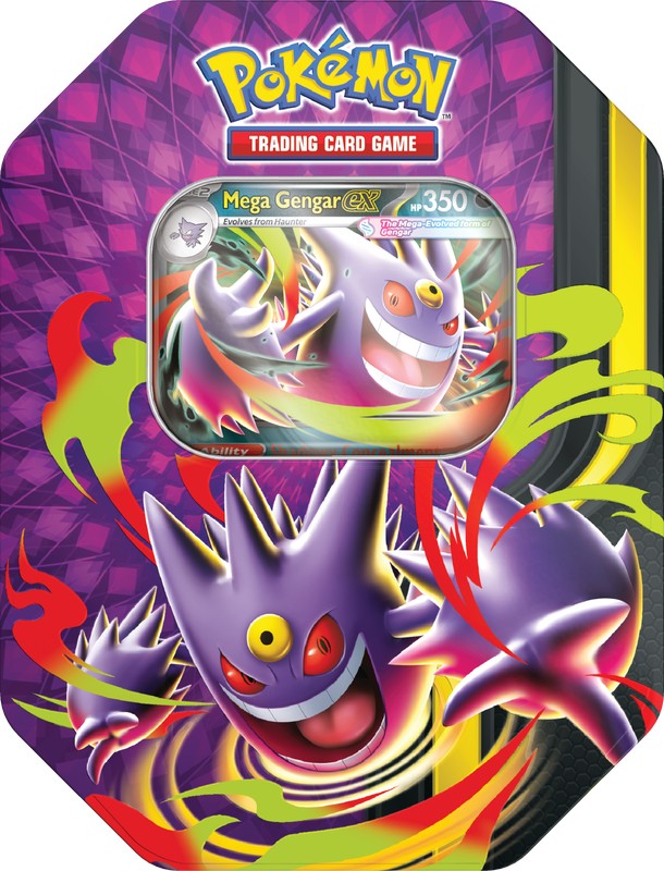 Mega Moonlit Tin [Mega Gengar ex] (Limit 1 Per Customer) | Gopher Games