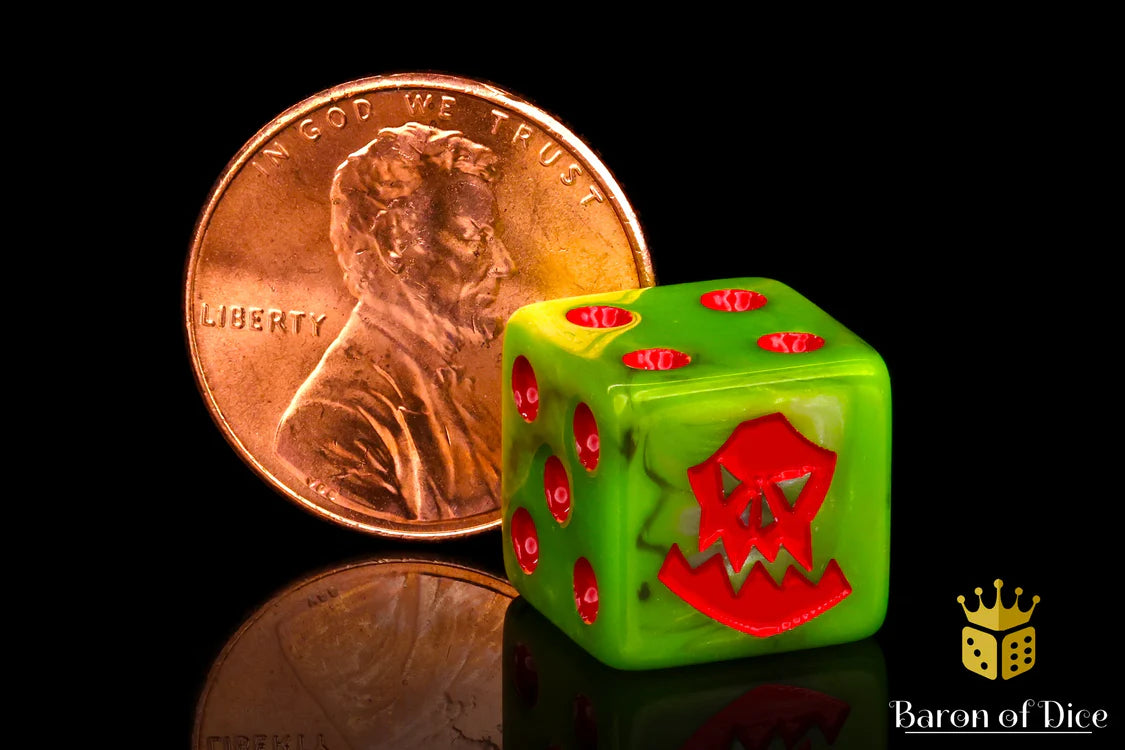 Orc Dice - Red(12mm) | Gopher Games